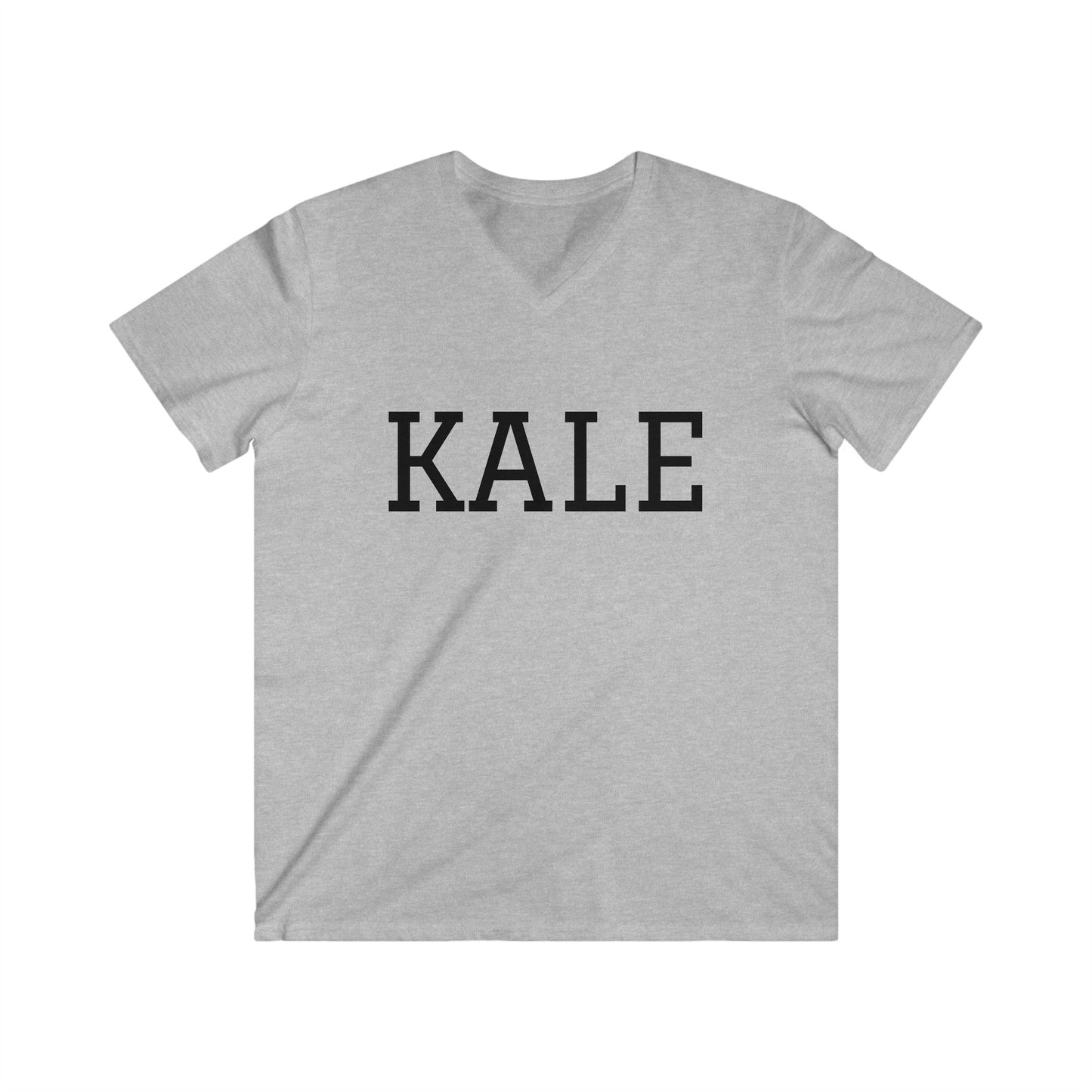 Men's KALE Fitted V-Neck Short Sleeve Tee