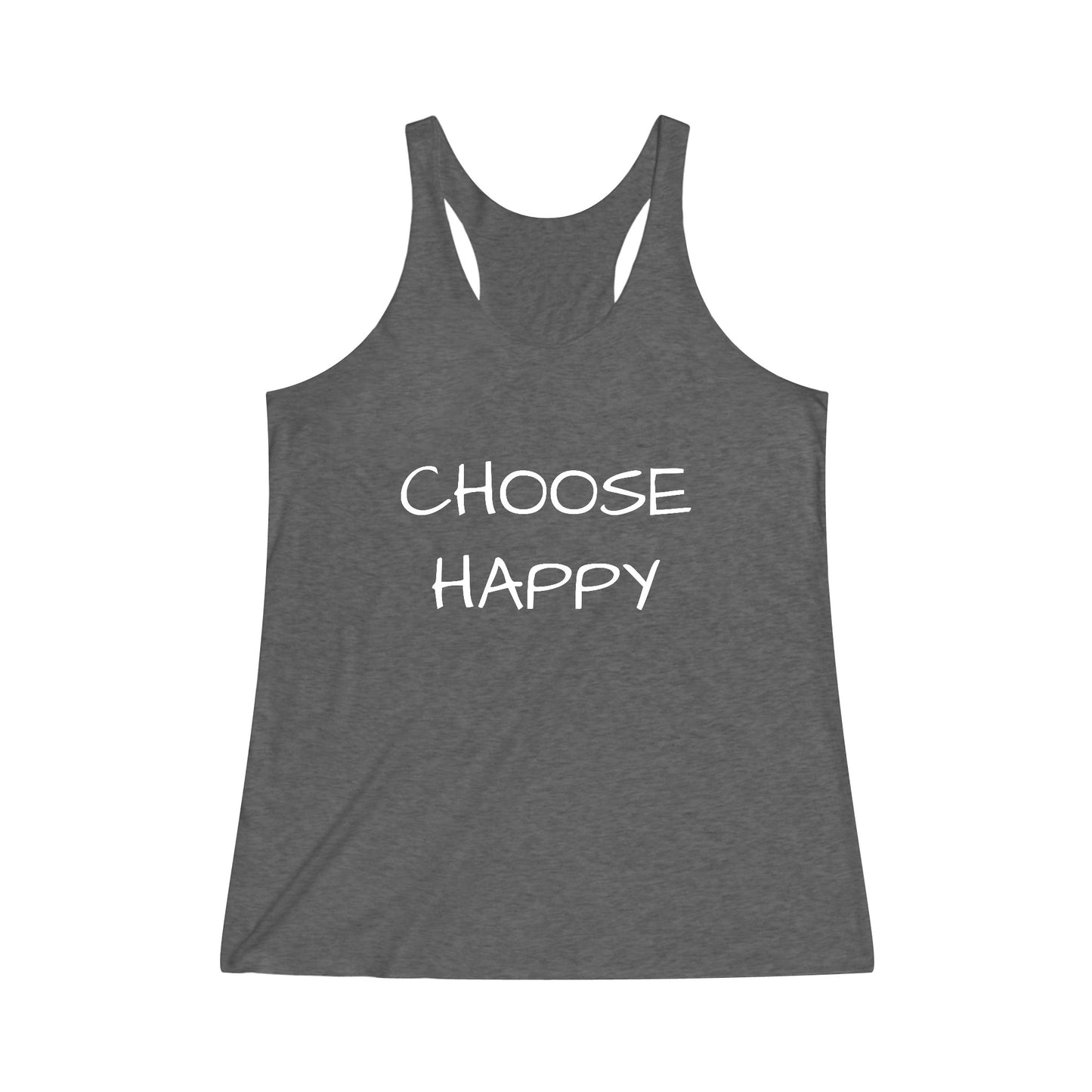 CHOOSE HAPPY Women’s Racerback Tank