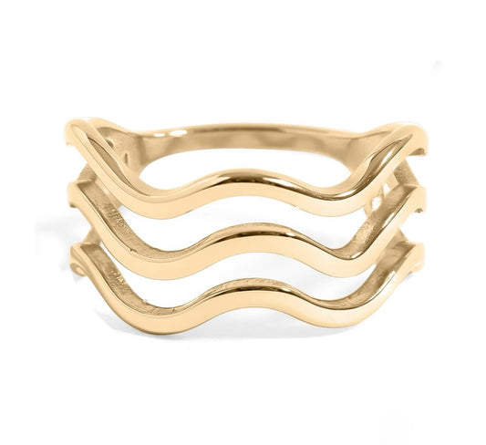 Triple Wave Ring
