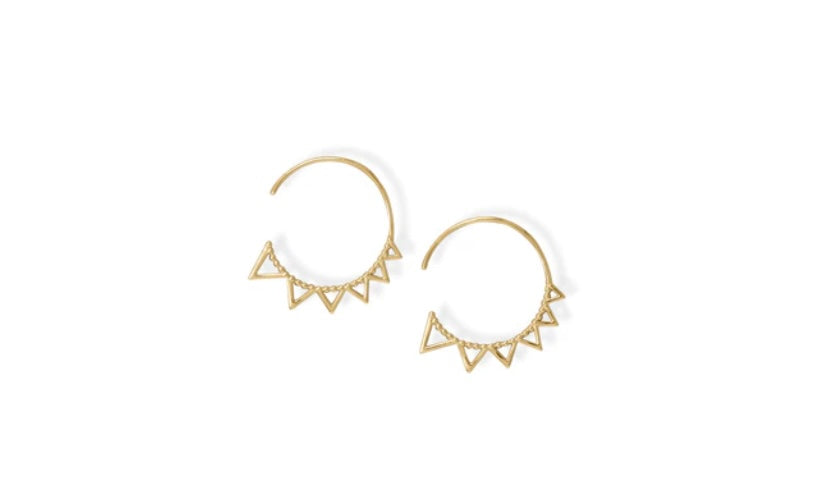 Sunshine Hoop Earrings