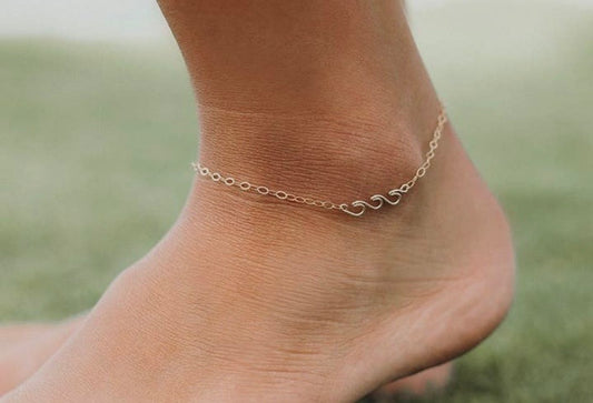 Energy in Waves Anklet